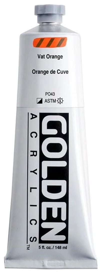 Golden Heavy Body Acrylverf Perinone Oranje 148 ml
