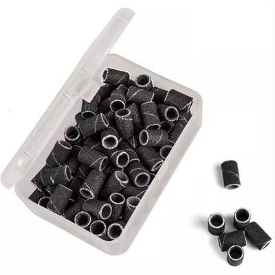 Goodbitz® - Schuurrolletjes Nagelfrees - 80 grit - 100 stuks - Schuurrolletjes 80 - Schuurrol - Schuurrollen - Schuurrolletjes 80 - Schuurrollen 80 grit - Schuurhulzen - Sanding bands nagels - Sanding bands nails