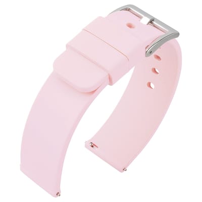 Silicone Rubberen Horlogebandje- Makkelijk Zelf te Monteren - Roze 18mm