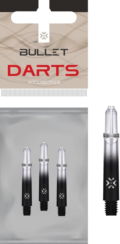 BULLET SHAFTS 28MM BK / TT