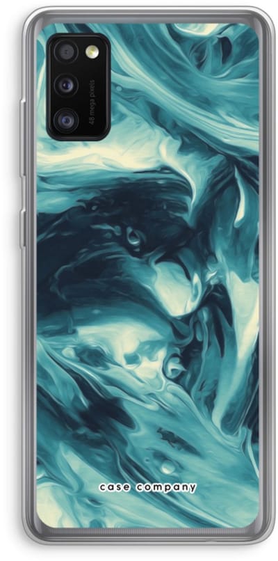 Case Company® - Hoesje geschikt voor Samsung Galaxy A41 hoesje - Dreaming About Whales - Soft Cover Telefoonhoesje - Bescherming aan alle Kanten en Schermrand
