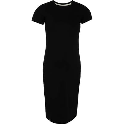 Baby's Only - Zwangerschapsjurk Glow Zwart - Positiejurk - Maxi jurk gemaakt uit 96% viscose en 4% elastaan - Jurk met borstvoedingsfunctie - S/M
