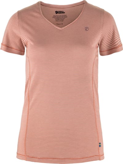 Fjällräven Abisko Cool T-shirt W - Dames - T-shirt - Dusty rose - Maat M