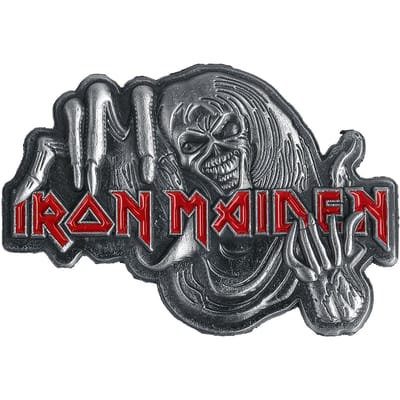 Iron Maiden Number Of The Beast Unisex Speld - grijs/rood - Standard