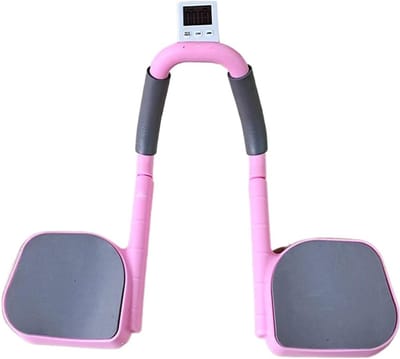 Planktrainer - Core trainer - Buikspieren trainen - Ingebouwde timer - 28x20x10cm - Roze