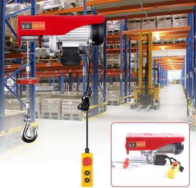 Kabel voor elektrische lier 220V, 1600W, overloadbeveiliging, geschikt voor het hijsen van 1000 kg goederen