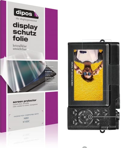 dipos – 4x Beschermfolie geschikt voor NBD K100C | Krasbestendige & heldere Screenprotector Ultra-Thin