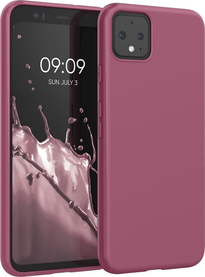 kwmobile telefoonhoesje geschikt voor Google Pixel 4 - Hoesje voor smartphone - Back cover in donkerroze