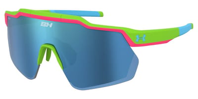 Under Armour UA FLIPPED PRO GREEN PINK/ BLUE MULTILAYER OLEOPHOBIC 99/1/125 Herrenbrillen Zonnebrillen