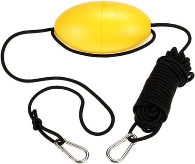 30ft Marine Rope Tow Line met Boei en RVS Haak voor Vissen en Drift Ankers