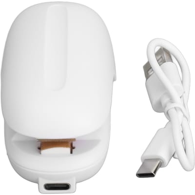 Hitte Mini Bag Sealer Draagbare USB Oplaadbare Plastic Chipszak Sealer voor Alle Bewaarbehoeften white