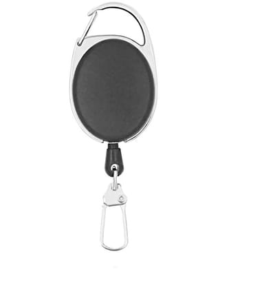Intrekbare sleutelhanger met nylon touw