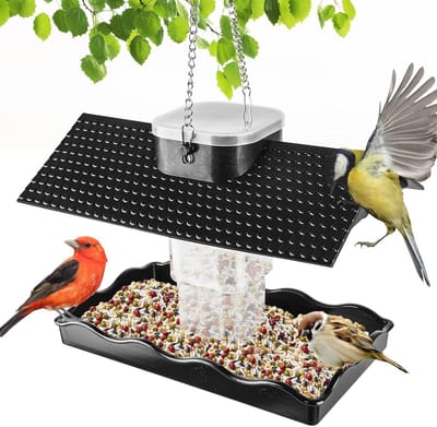 Vogelvoederdispenser voor Balkon en Tuin - Opvouwbaar Vogelhuisje