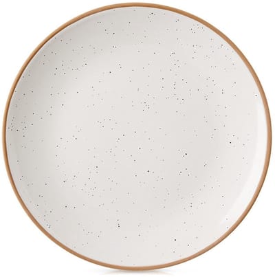 Orion - Platte Keramische Dinerbord - 27 cm - Beige - Vaatwasser- en Magnetronbestendig