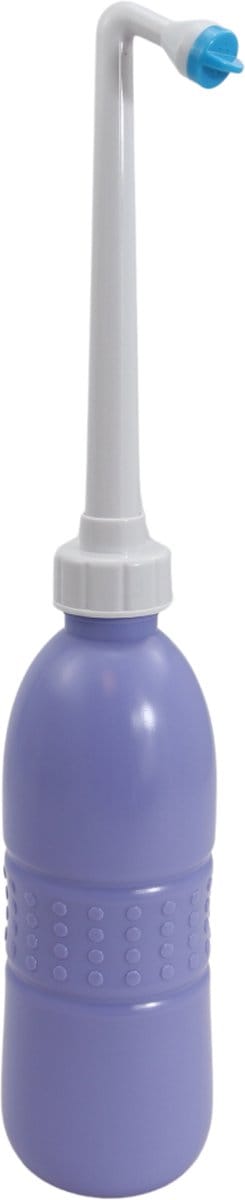Draagbare Bidet - Peri Bottle 620ml - Handdouche inclusief opbergzak! - Voor een fris gevoel - Lavendel