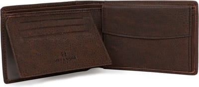HEXAGONA Paris  Heren Portefeuille Bruin One Size