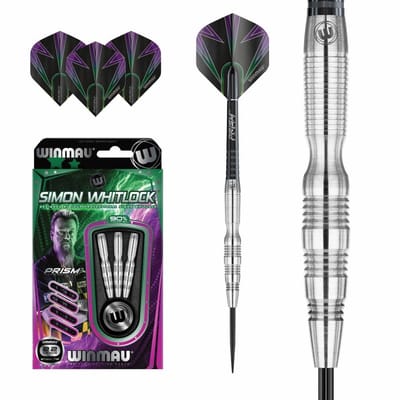 Winmau Simon Whitlock Silver 90% - Dartpijlen