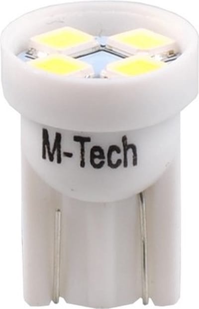 M-Tech LED W5W 24V - Heavy Duty - 4x Led diode - Wit - Set