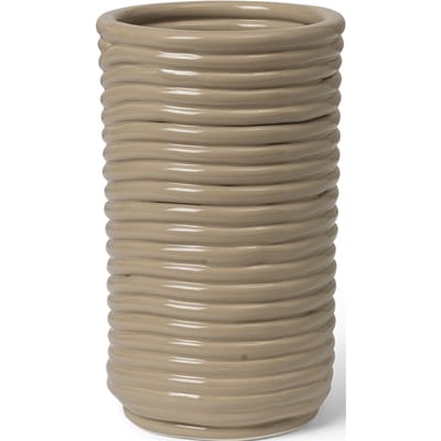 Ferm Living Corduroy Vaas - cashmere