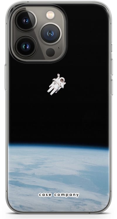 Case Company® - Hoesje geschikt voor iPhone 13 Pro hoesje - Alone in Space - Soft Cover Telefoonhoesje - Bescherming aan alle Kanten en Schermrand