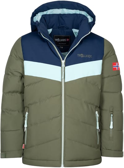 Trollkids Gryllefjord Jas Groen 104 cm Kinderen