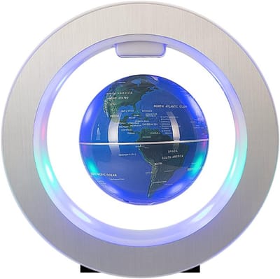 Zwevende Wereldbol met LED-verlichting en Magnetische Levitatie - Bureau Decoratie
