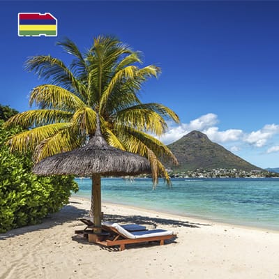 InternationalSIM Data Simkaart Mauritius - 3 GB - 15 dagen