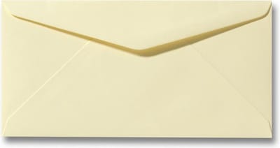Envelop 11 x 22 cm Zachtgeel 25 stuks