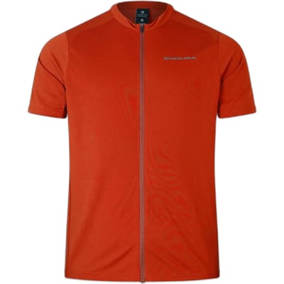 Endura Loop Zipped Korte Mouw Enduro Trui Rood,Oranje 2XL Man