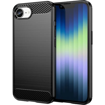 Mocaa Apple iPhone 16e/17e Brushed Hoesje Zwart
