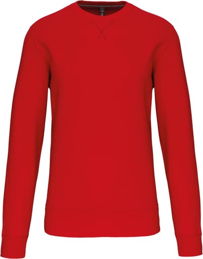 Unisex Sweater met ronde hals merk Kariban Rood - L