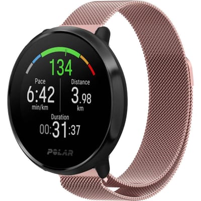 Polar Vantage M Milanese band (roze)