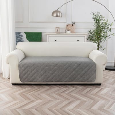 Genina Waterdichte Bankhoes, Wasbare Bank Sofa Hoes voor Huisdiervriendelijk, Meubel Slipcover 100x60cm