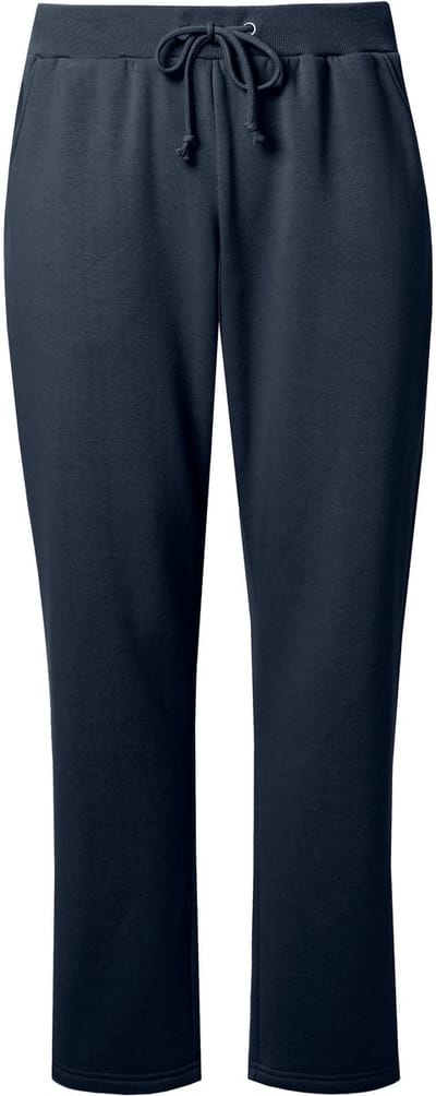 Ulla Popken - Dames - Sweatpants heerlijk zachte binnenzijde - Marine - Maat 42+