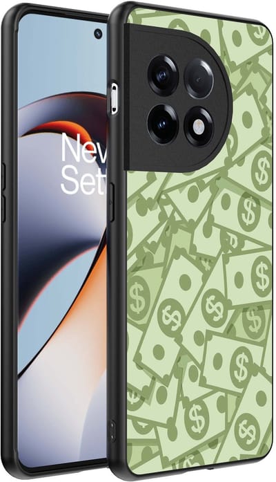 Smartphonica Telefoonhoesje Geschikt voor OnePlus 11R met Geld Opdruk - TPU Backcover Case With Money Design geschikt voor OnePlus 11R