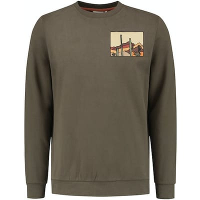 Shiwi Men Canyon Sweater Cool Khaki Größe: XXL | Pullover Outlet | Herren | Braun