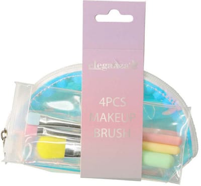 Koopman make-up set toilettas pastel kwasten kindercosmetica.