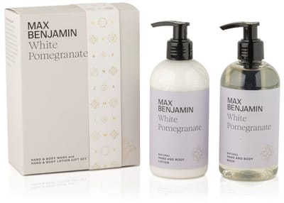 Max Benjamin - Hand & Body Wash and Lotion Cadeauset - White Pomegranate