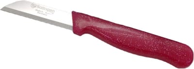 RÖR Solingen Schilmesje – RVS Glad – 15,5 cm – Diamant Glitter – Roze