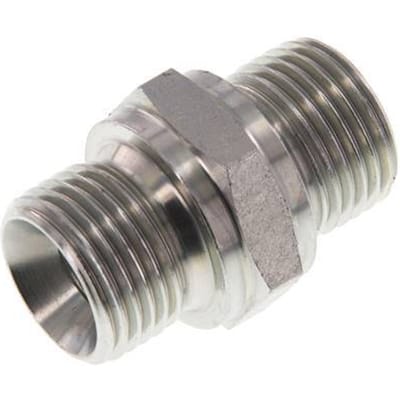 G 1/2'' Verzinkt Stalen Borstnippel 400 Bar - Hydrauliek [2 Stuks]