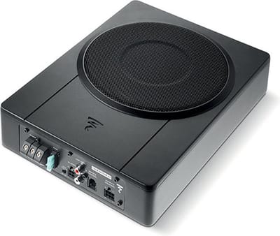 Focal ISUB ACTIVE 2.1 - Autosubwoofer - Underseat subwoofer - incl. 2 kanaals versterker - 8 inch - 20cm - Actieve subwoofer - 260 Watt + 2x 55 Watt
