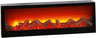 Sfeerhaard - Tafelhaard voor Binnen & Buiten - Sfeerhaarden met Schouw - 10 x 60 x 20cm