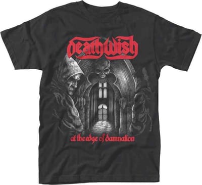 Deathwish Heren Tshirt -S- At The Edge Of Damnation Zwart