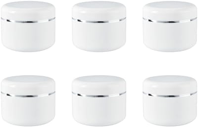 Dailygoody - 6-pack lege potten - navulbare cosmetica potten - 100ml formaat - duurzame opslagcontainers - ideaal voor crèmes en lotions