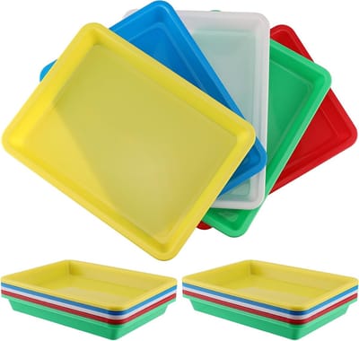 20 Stuks Plastic Activiteitenschalen in Diverse Kleuren, Creatieve Organizers voor School, Thuis en DIY Projecten, Ideaal voor Schilderen en Beading