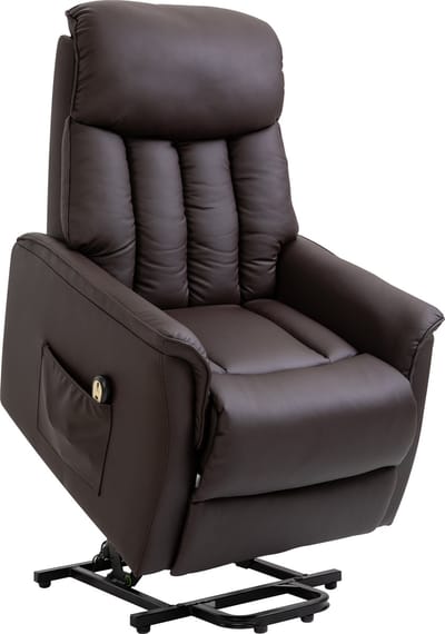 HOMCOM fauteuil - starthulp - met ligfunctie - met afstandsbediening