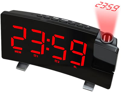 Oneay Wekker met projectie voor de kinderkamer, digitale wekker met projectie op plafond en muur