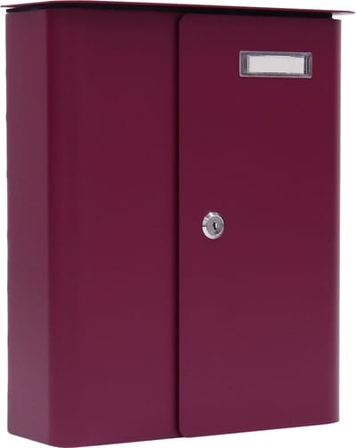 Rottner Brievenbus Splashy Bordeaux Rood - 35,7x29,5x10cm