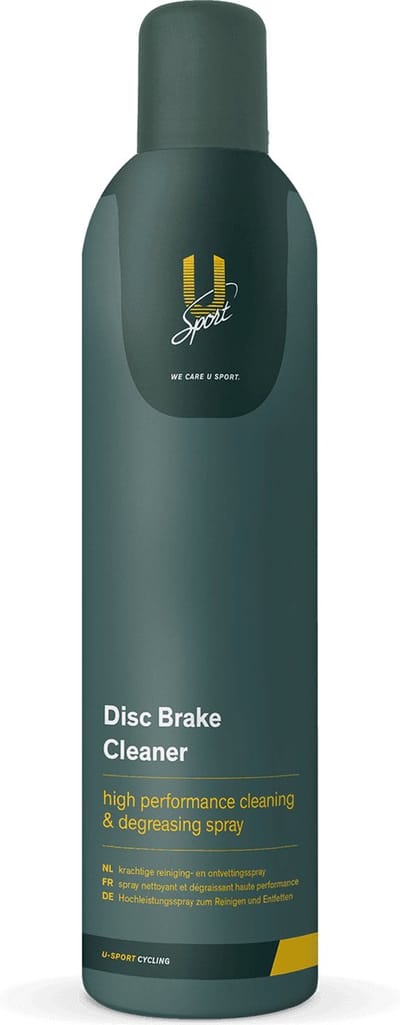 U-Sport Disc Brake Cleaner - 400 ml - Krachtige Remschijfreiniger - Grootverpakking - Verwijdert Olie & Vet - Voorkomt Piepende Remmen