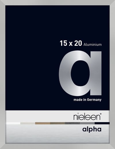 Nielsen Alpha Aluminium Fotolijst Frosted Silver 15x20cm